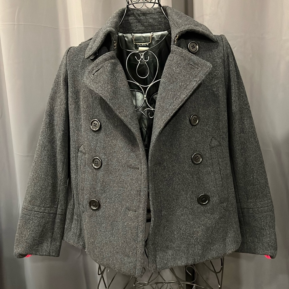 J crew xsmall wool peacoat